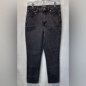 Madewell Perfect Vintage Jean Black Wash Straight Leg Women's Jeans Size 26
